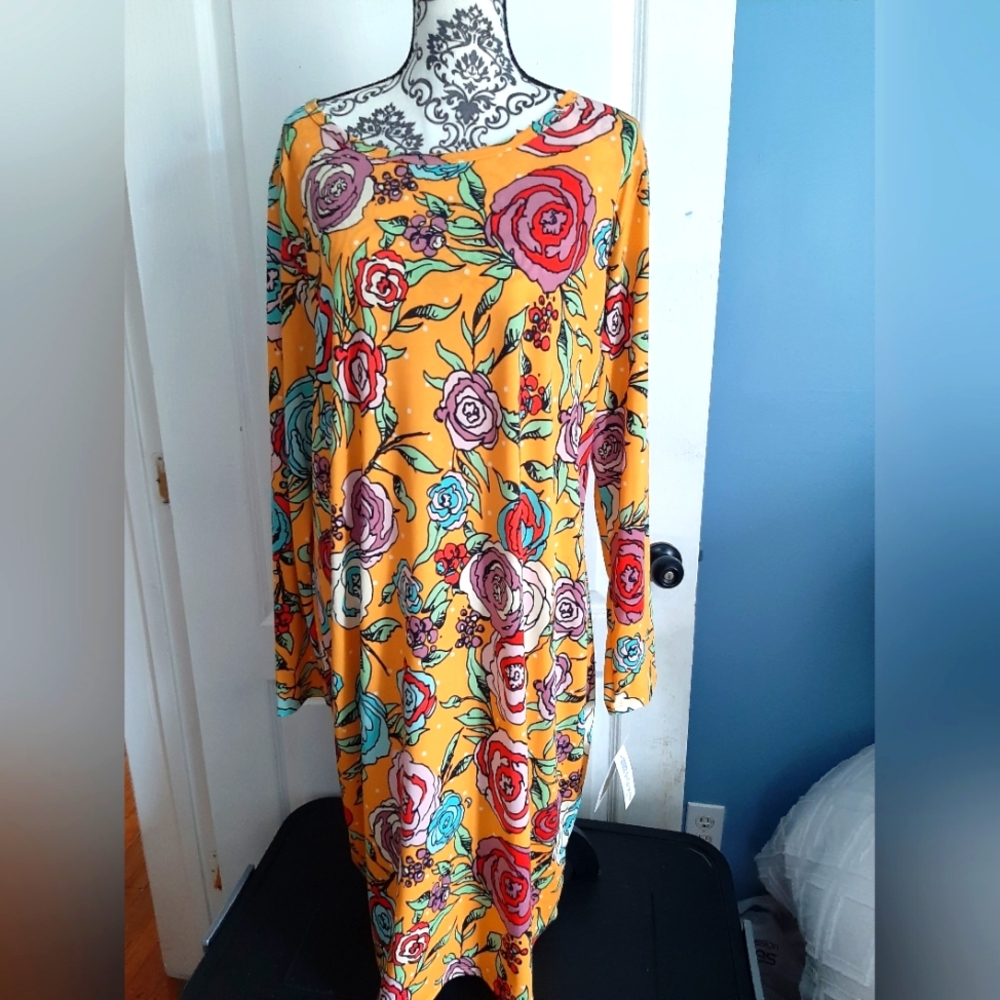 LuLaRoe Debbie dress size 3XL